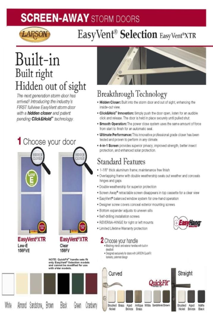 Doors – Storm & Screen installation 5